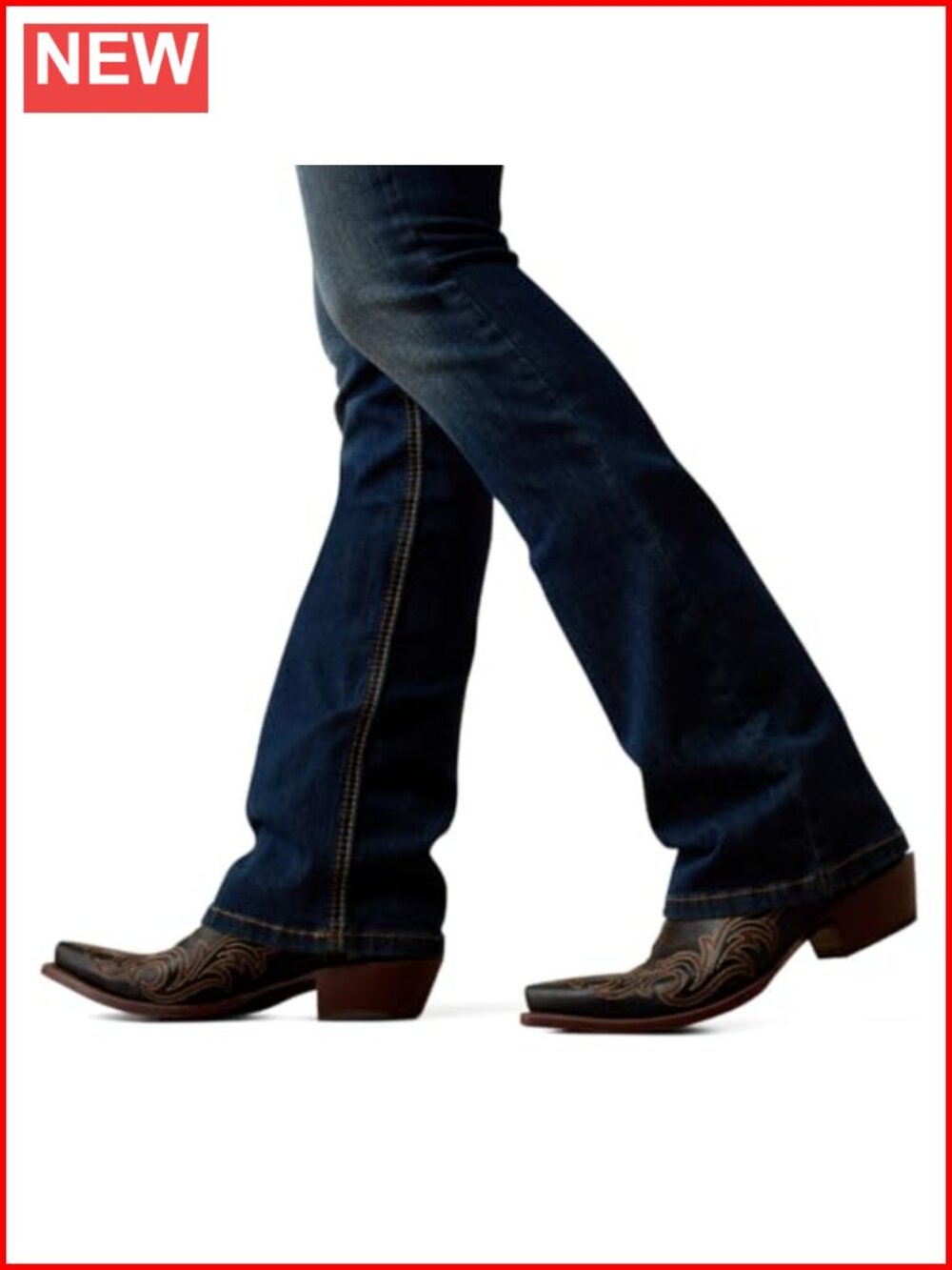 Perfect Rise Boot Cut Jeans Stretch Denim Mid Rise - Picture 5 of 6